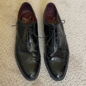 Florsheim Royal Imperial Black Leather Wingtip Oxfords
